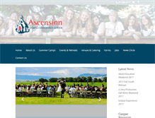 Tablet Screenshot of coveascensionschool.com